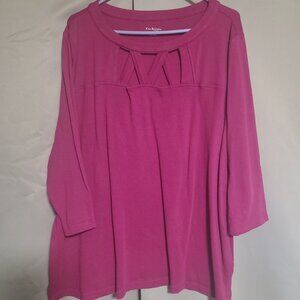 Like new Pink top size 2X
